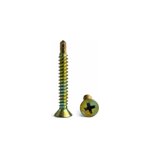 בורג פיליפס (ראש צלב) קודח סגסוגת אבץ 