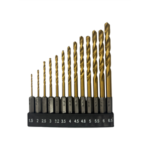 סט מקדחים טיטניום משושה 1.5-6.5 GK