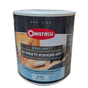 לכה מט לרצפות עץ ע"ב מים (2.5) OWATROL
